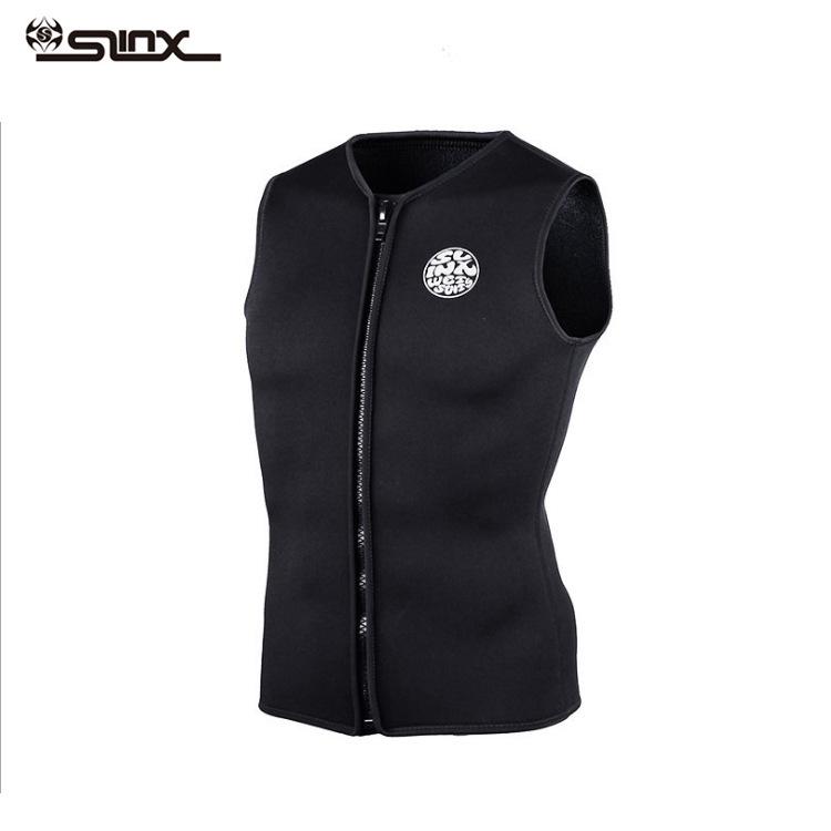 SLINX 3mm Diving Vest: Unisex, Sleeveless, Velvet-Lined Wetsuit for Warmth
