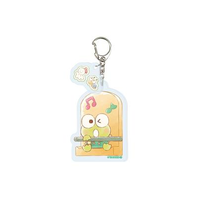 Happy Danby 27 Kerokerokeroppi [Graph Art Illustration] Acrylic Keychain with Parts