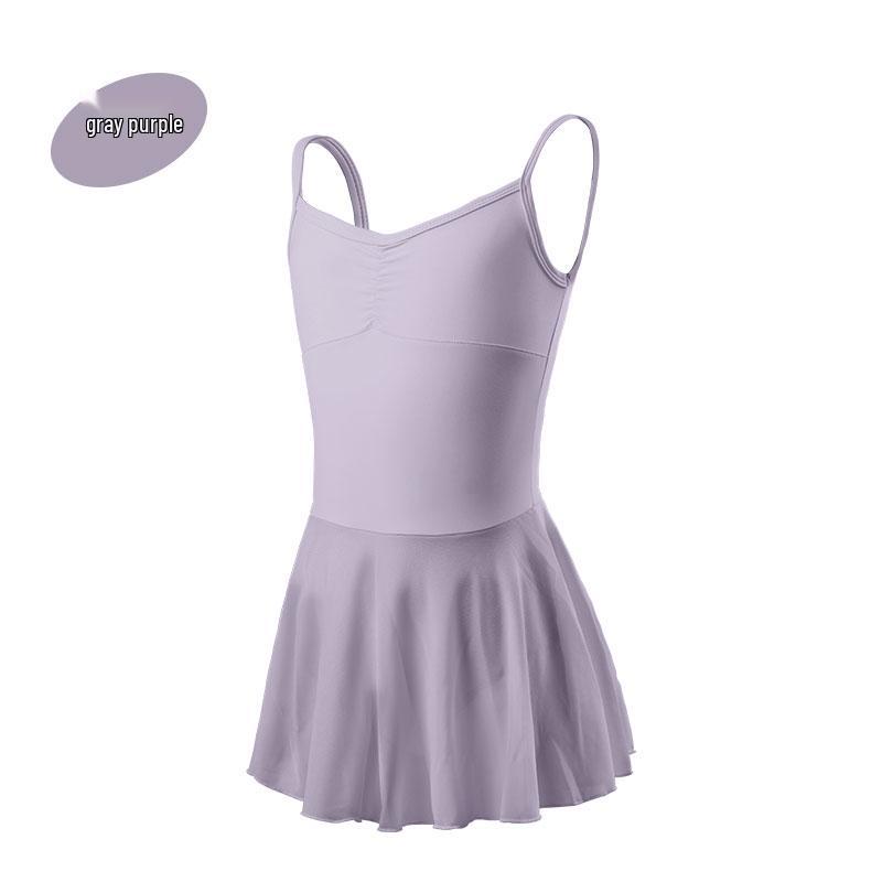 Girls' Camisole Ballet & Gymnastics Dance Costume with Gauze Skirt