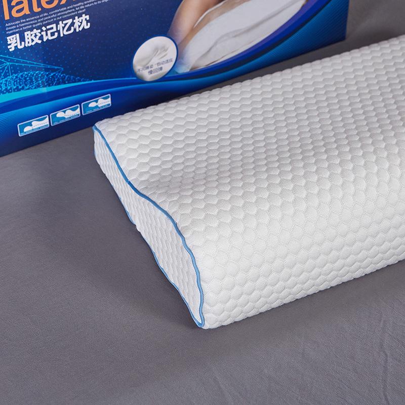 Space Memory Wave Pillow - Diamond Grid Neck Protection, Slow Rebound, Ideal for Gifts