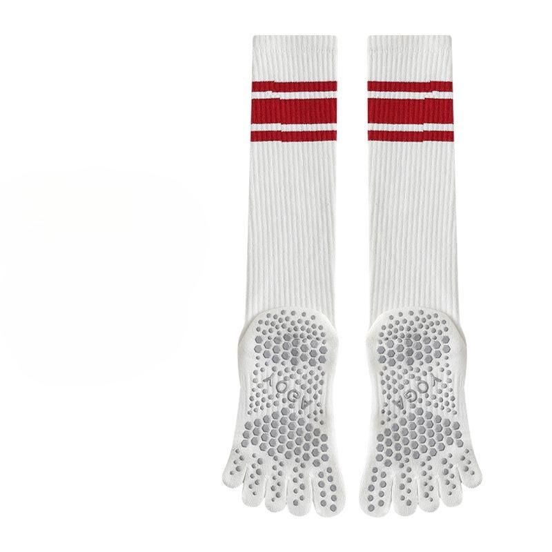 Yoga Socks, Anti-slip Professional Women's Pilates Socks, Anti-slip Socks, Five-finger Socks, Yoga Socks for Autumn and Winter