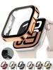 Tempered Glass Cover for Apple Watch Case 46mm 42mm 45mm 41-44-40mm Screen Protector Series 10 7 8 9 SE 5 6 4 IWatch Accessories