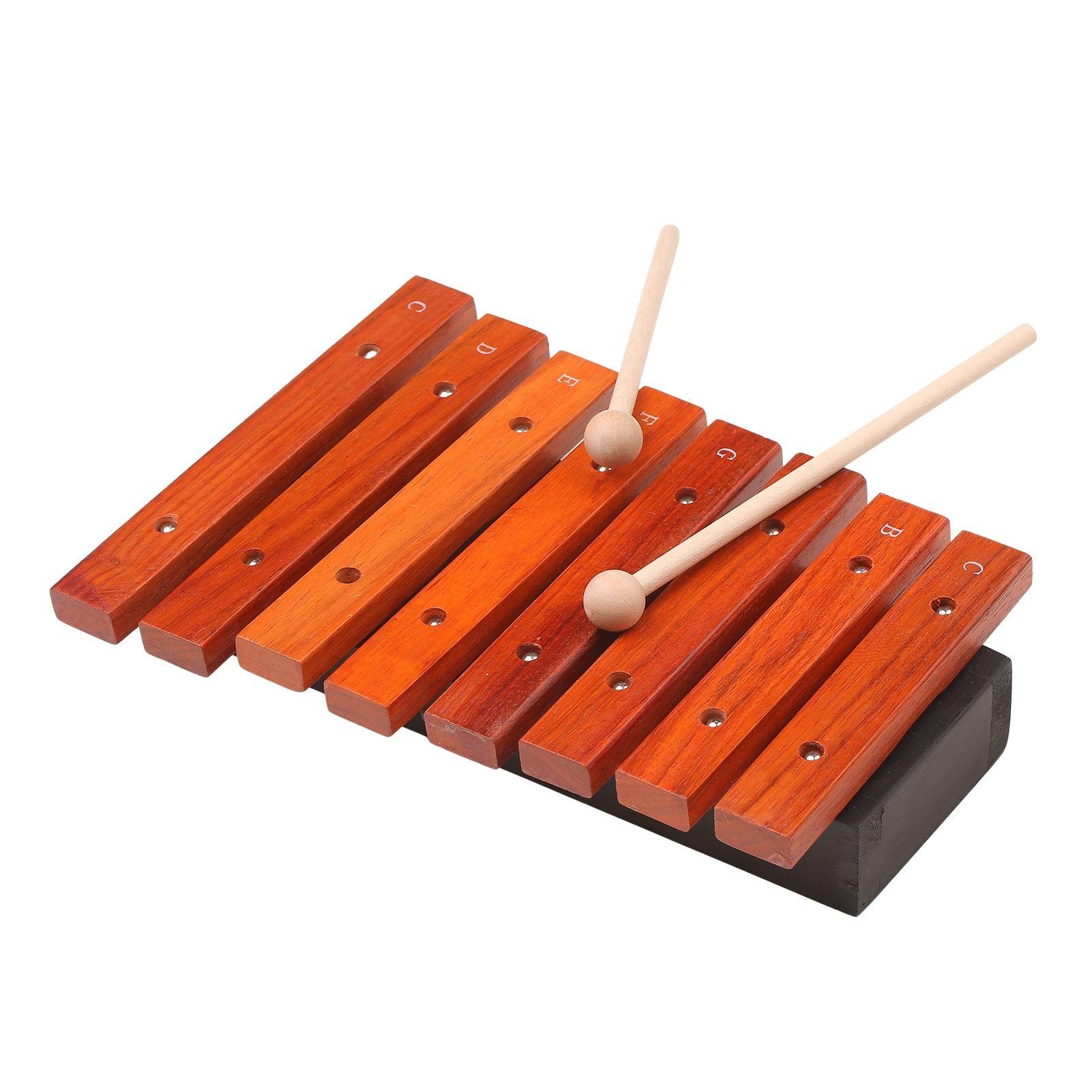 

Musical Instrument 8 Notes Wood Includes 2 Wooden s Music Toys Percussion Instrument