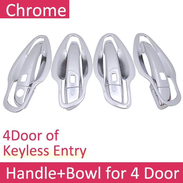 For Peugeot 508 SW ~ Luxuriou Chrome Exterior Door Handle Cover Car Accessories Stickers Trim Set