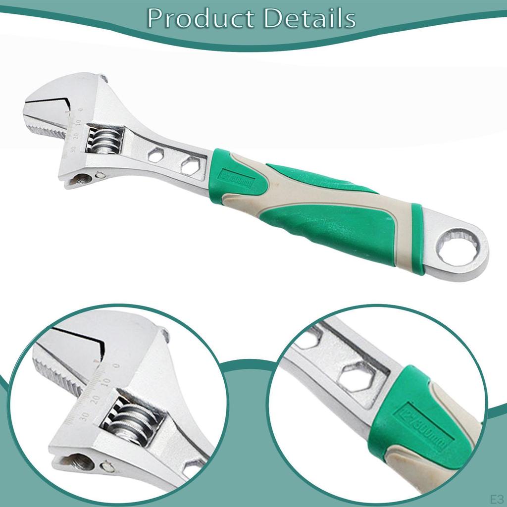 Adjustable Wrench Hand Tool Multipurpose,Lightweight Monkey for Home DIY Projects