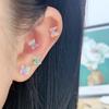 1PC Korea Cute Small Butterfly Stud Earrings For Women Girls Minimalist Cartilage Earrings Piercing Body Jewelry Gift Ins Style