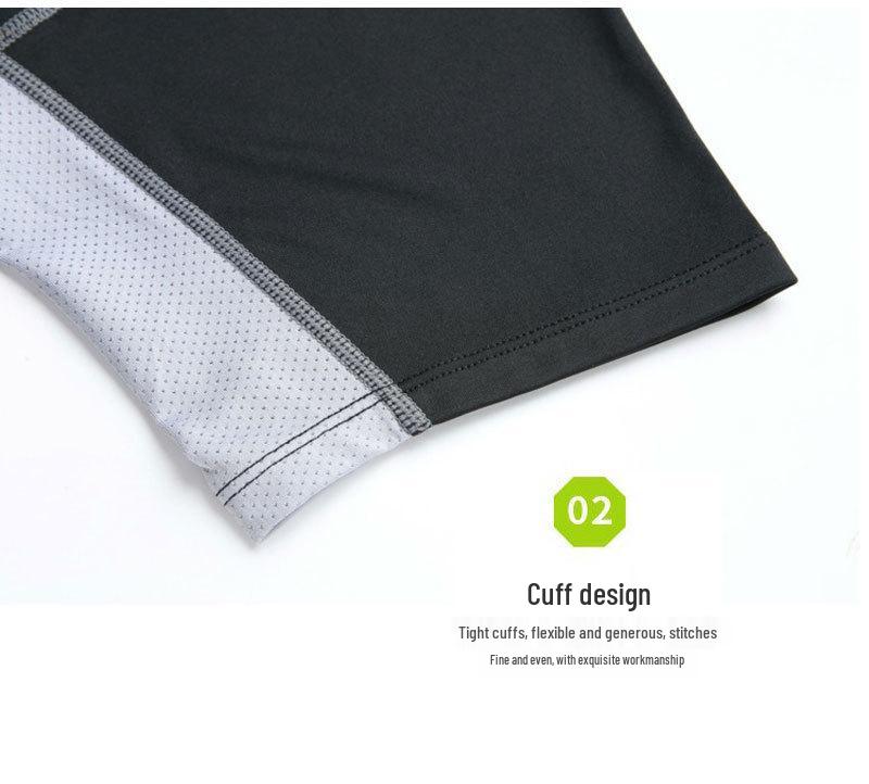 Men's Quick-Dry Compression T-Shirt, Short & Long Sleeve, Breathable Elastic Fit, Perfect for Basketball & Fitness.