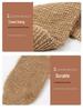 Ramie Sisal Body Scrub Set & Jute Bath Gloves