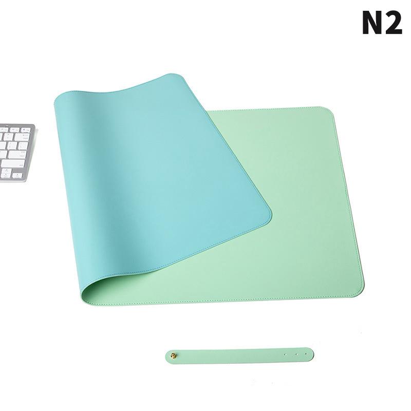 Nail Art Table Mat Soft Foldable Manicure Hand Rest Pad Waterproof Scratch Easy-Clean Office Desk Mat Portable PU Leather Pads