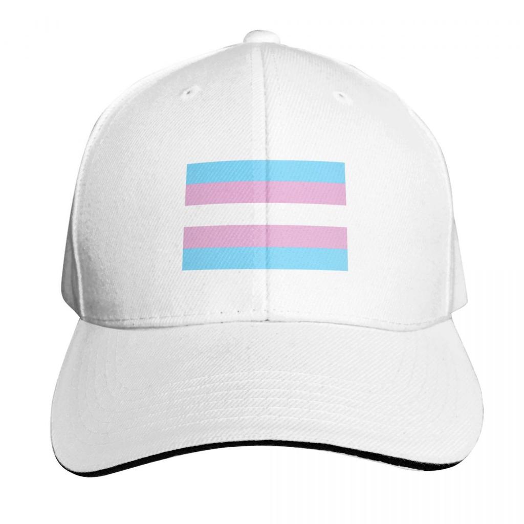 Trans Pride Flag Baseball Cap Gift For Him Her Casual Daily Wear Quick Dry Performance