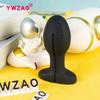 YWZAO Anal Plug Liquid Silicone Soft Venting Design Use When Going Out G58