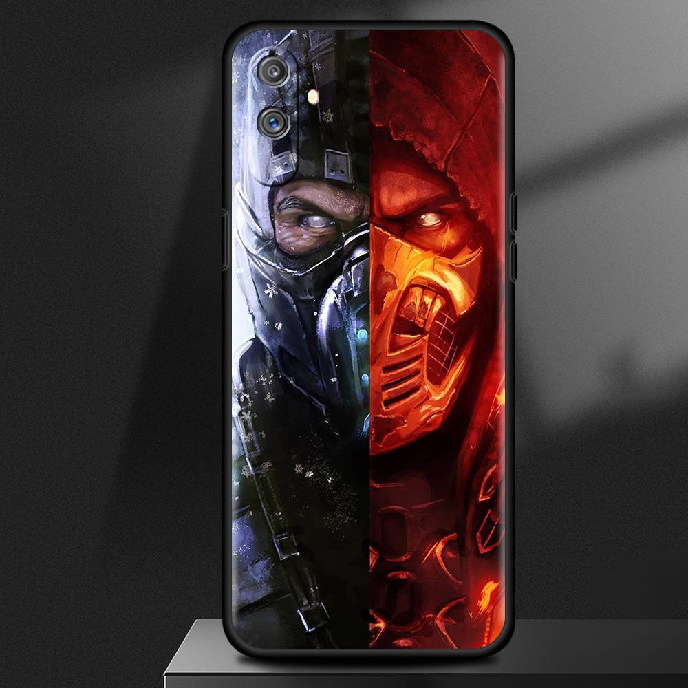 Silicone Case For Realme 8 C21 6 7 Pro C3 C11 XT GT 5 C12 C15 C21Y X50 7i Luxury Soft Shell Phone Cover Game Mortal Kombat Funda