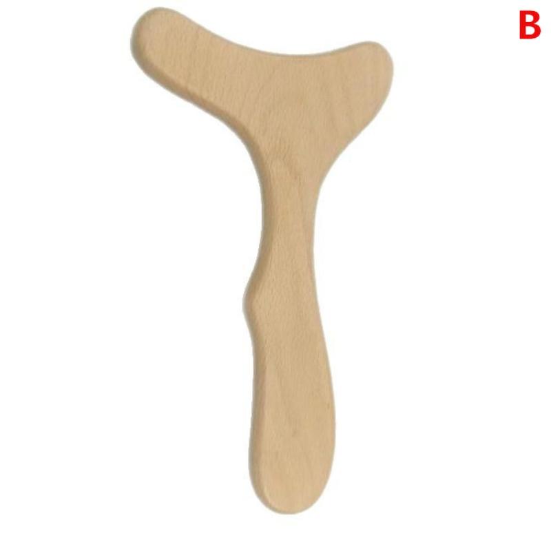 Wood Craft Massage Tools 3 Piece Wooden Gua Sha for Lymphatic Drainage Effective Deep Tissue Body Massage