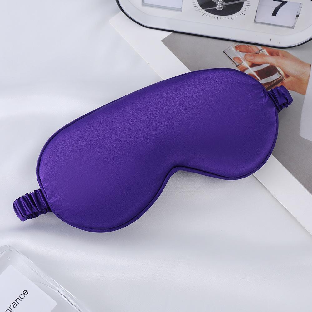 Double-Sided Mulberry Silk Eye Mask with Custom Logo - Light Blocking, Ideal for Travel