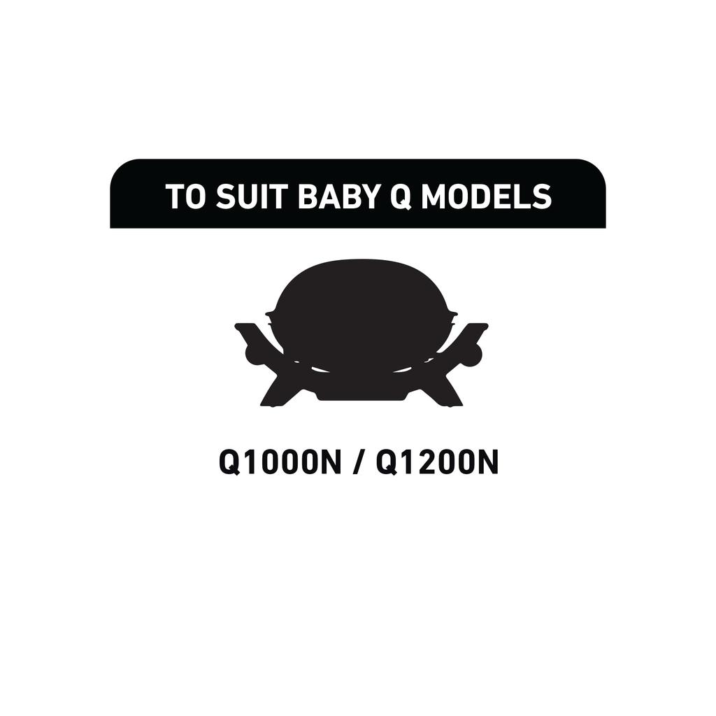 Weber Q1200N Portable Gas Grill Cover Japanese Product with (Product Number 3400151) [Official 2-Year Warranty]