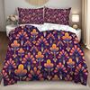 Exotic Floral 3D Printed Quilt Cover Elegant Abstract Art Style Bedding Set Luxury Soft Home Textiles Duvet Cover Pillowcases