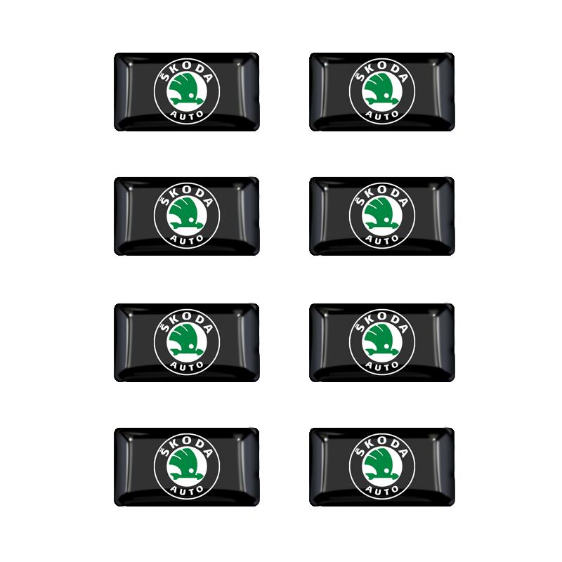 2026 Horké 10ks Samolepka s logem na střed volantu, blatník, okno auta Pro Skoda Octavia Fabia Rapid Yeti Superb Octavia A 5
