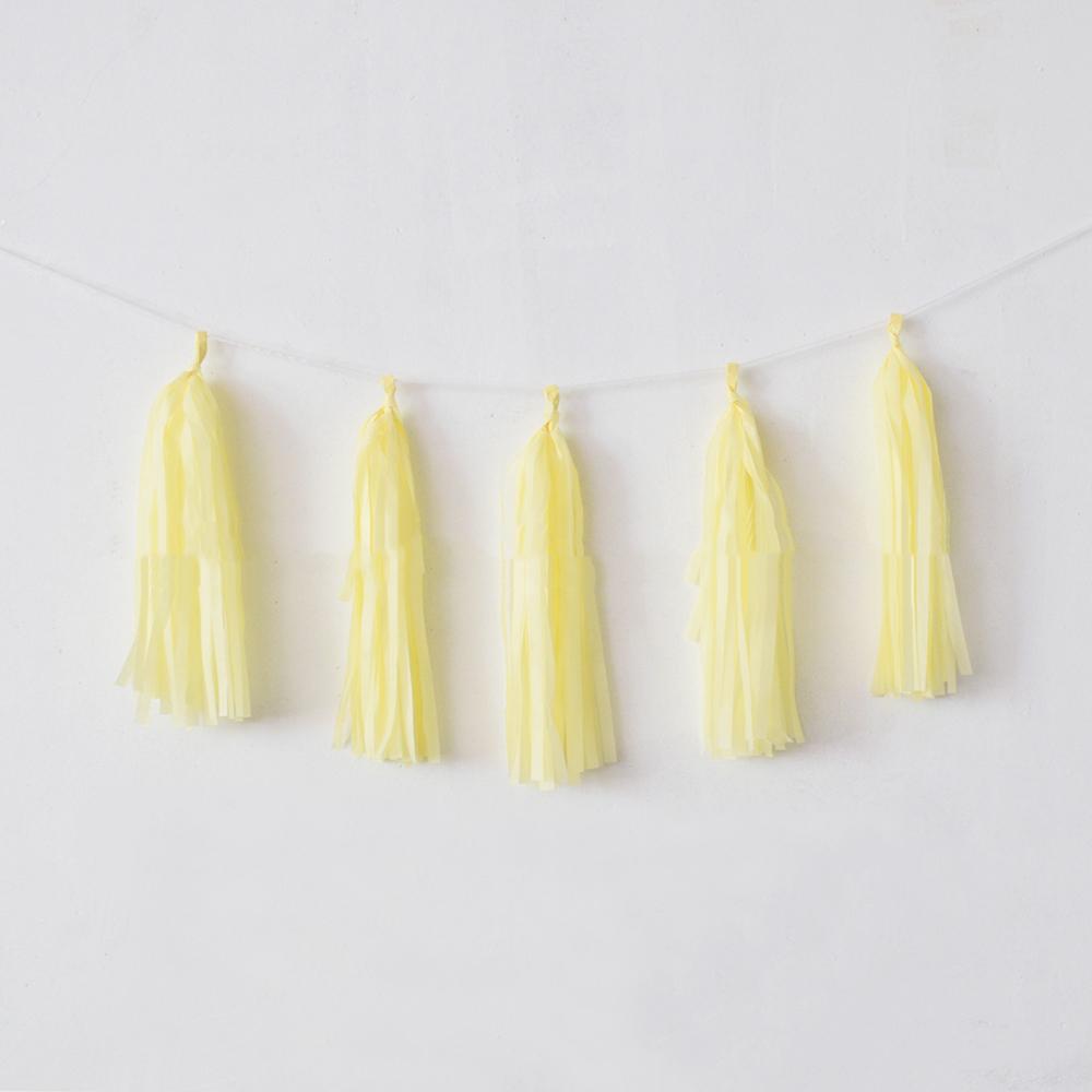Colorful Paper Tassel Wholesale Birthday Party Wedding Decoration Christmas New Year Scene Decor Vivid Hue Pull Flower Supplies