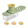 3 In1 Garlic Slicer Garlic Grinder Easy Grip Veggie Shredder with Container Multifunctional Garlic Grinder Kitchen Gadgets