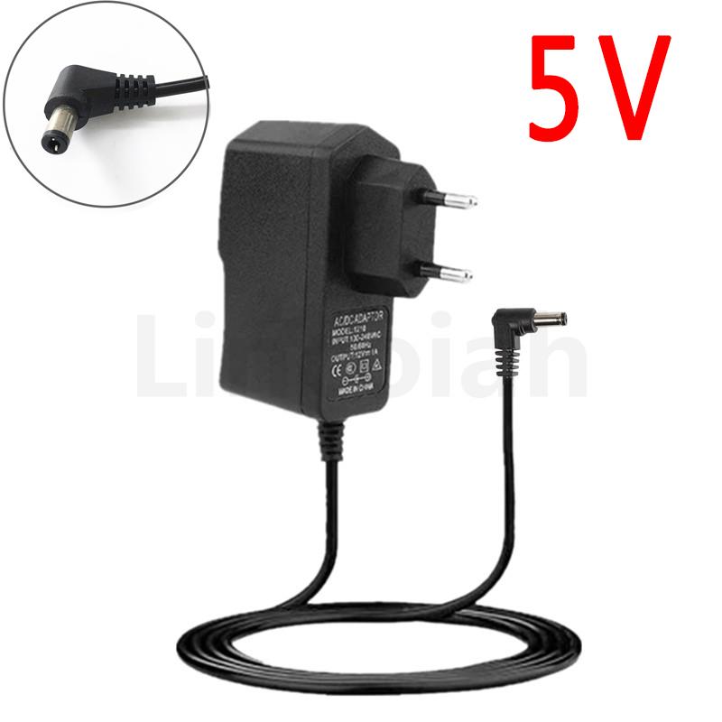90° turn 3V 4.5V 5V 6V 7.5V 9V 12V 1A 1000mA compatible 500mA power supply adapter charger AC DC Jack Plug 90 Degree Right Angle