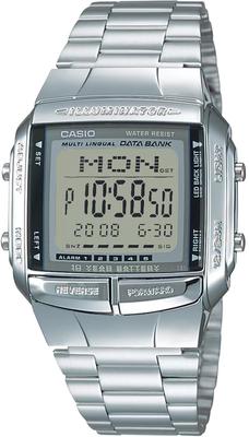 CASIO Data Bank Telememo 30 Digital Watch DB-360-1A Men's Silver Overseas Model [Item]