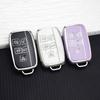 Soft Tpu Car Key Case Cover Fob Shell For Land Rover Range Rover Evoque Sport Lr4 Jaguar F-Pace Xf Xj Xjl Keychain Accessories