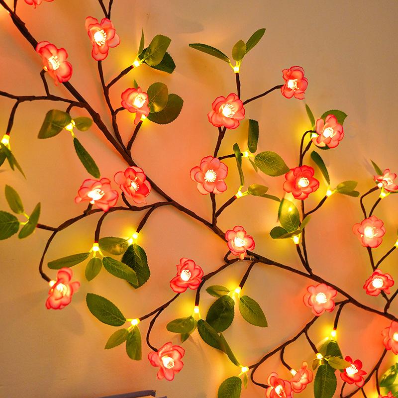 Led Vines Light Strings Willow Vine Branch Diy Light For Room Wall Wedding Party Decor Festival Decorations Garland Light