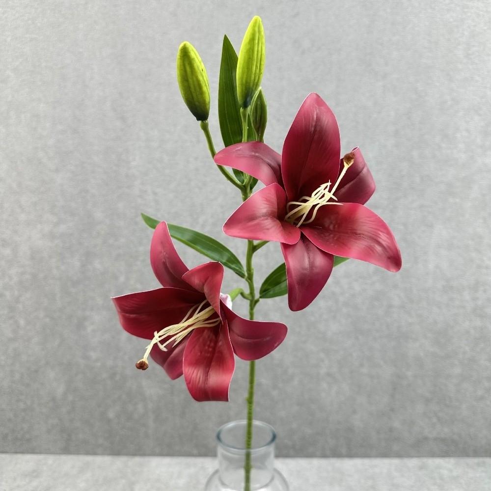 3D Printing Fake Lily Bouquet 2 Heads Wedding Bridal Bouquet for Home Wedding Decor