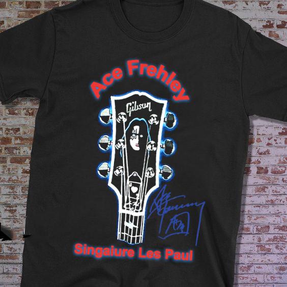 

Ace frehley signature T-shirt For Men Women All Size S-5XL BL490 Unisex T-Shirt M