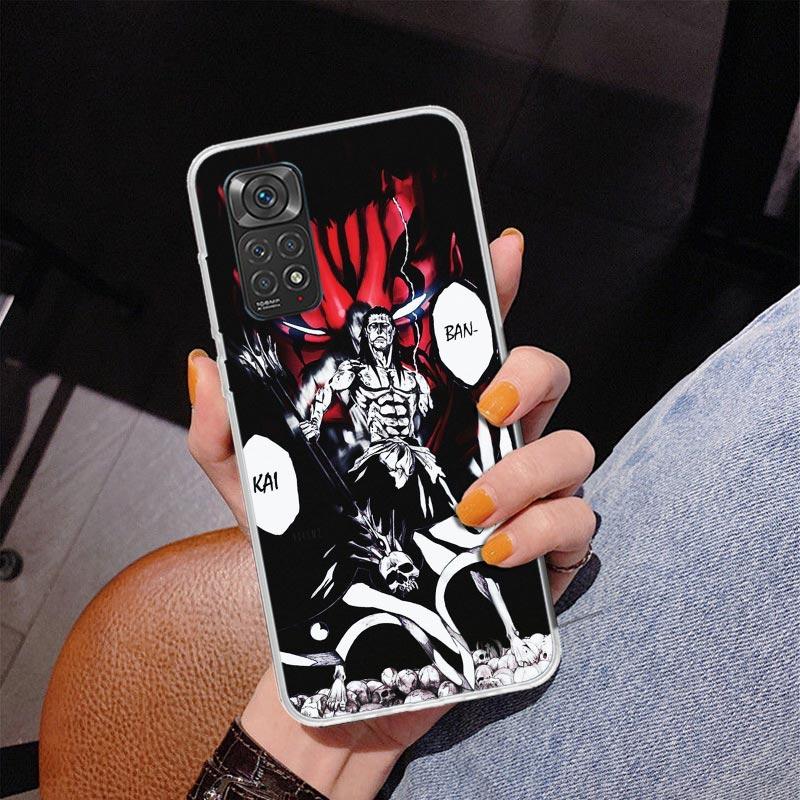 

Чохол для телефону Bleach Zaraki Kenpachi для Xiaomi Redmi Note 15 14 13 12S 12 11 Pro Plus 14S 11S 11E 10 10S 11T 5G Персоналізована обкладинка Redmi Note 11E Pro