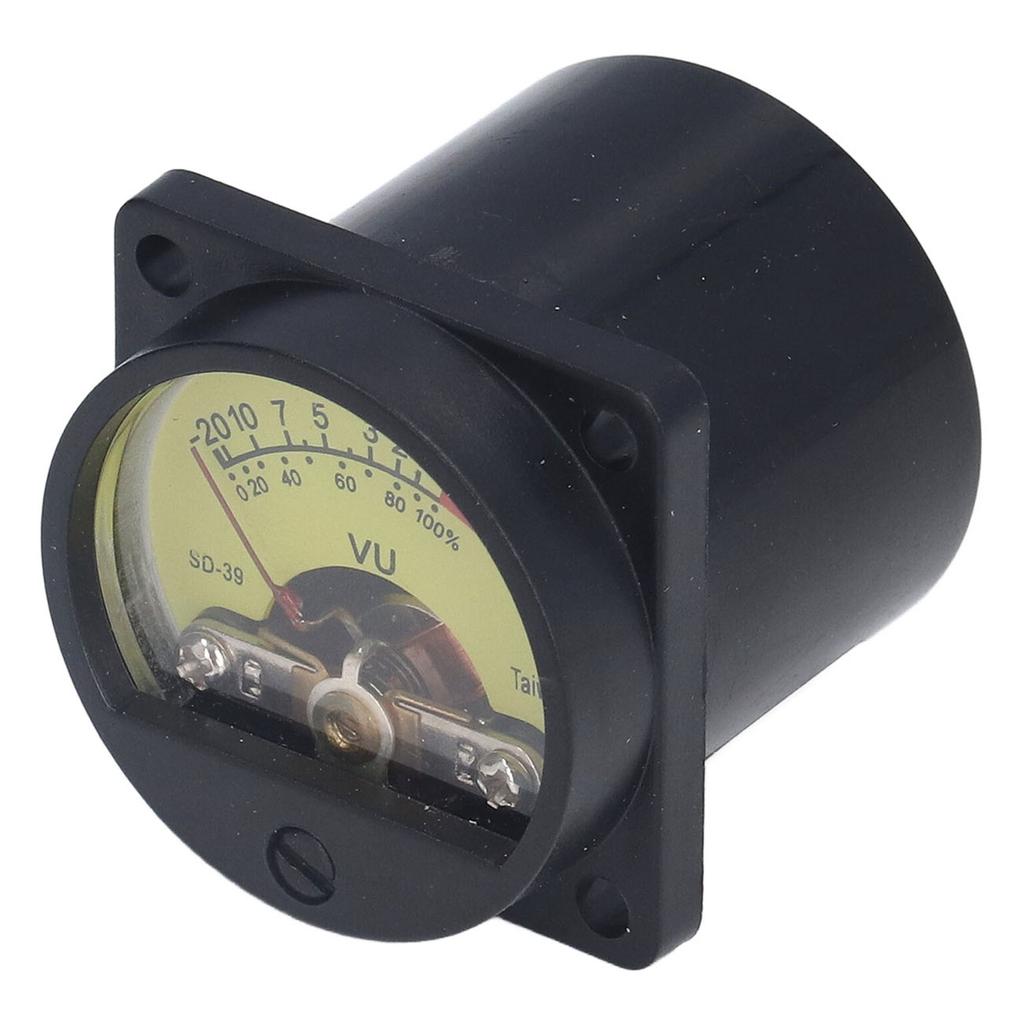 VU Meter Vibration Static Proof Amplifier Volume Level Meter with Backlight for Recording Studio