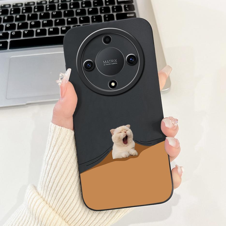 For Honor X9b Case Magic6 Lite ALI-NX3 Cute Panda Cartoon Cover Shockproof Phone Case For Honor Magic 6 Lite HonorX9b Soft Shell