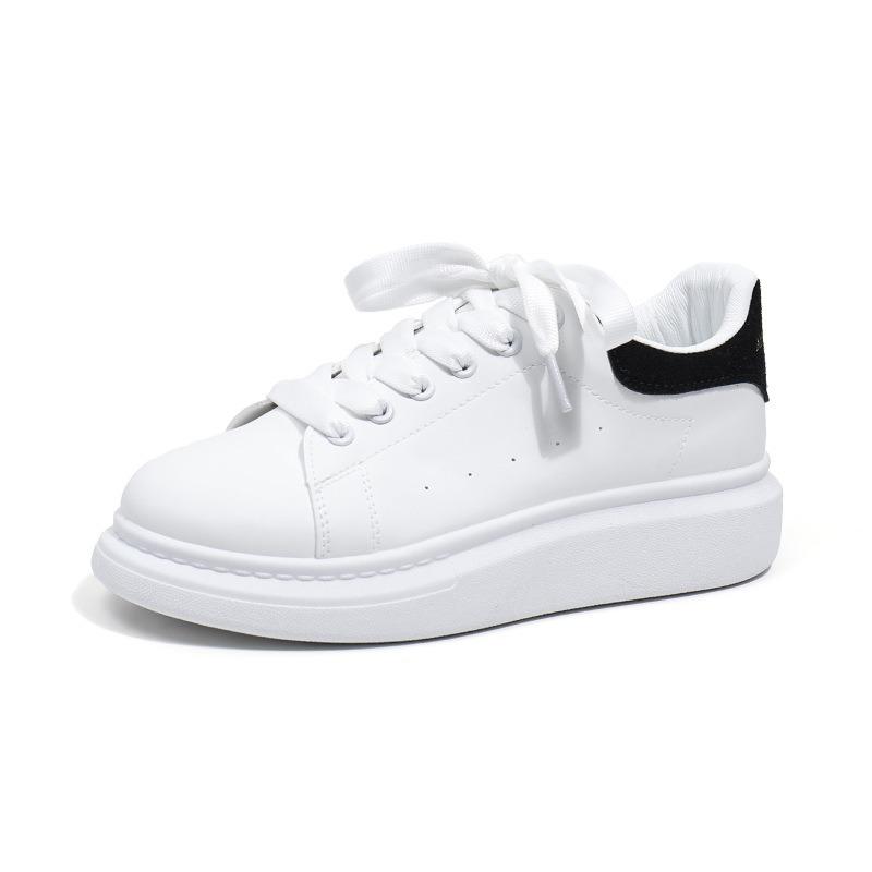 Luminous McQueen Little White Shoes for Women and Men 2 New Student Board Shoes for Couples Breathable Sports and Leisure Shoes Tide