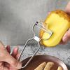 Stainless Steel Double Blade Vegetable Peeler Sharp Ergonomic Design Easy Clean for Daily Kitchen Cooking Fruit Potato Peeling