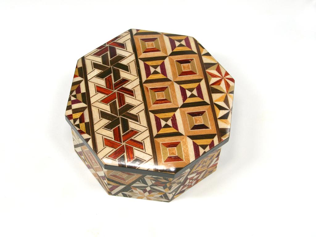 Parquetry Octagonal Sweet Box Small Parquet