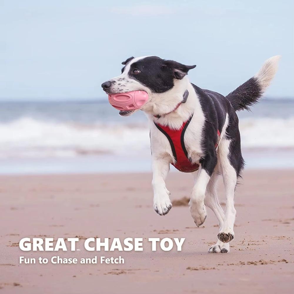 New Dog Toy Ball High Quality Rubber Sounding Olive Balls Super Durable Teeth Sharpening Chewing Training Toys Pet Supplies
