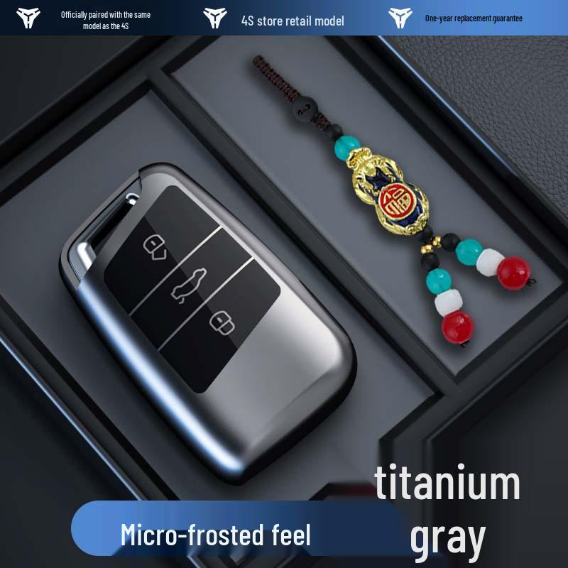 Compatible Key Cover for Volkswagen Sagitar, Tiguan, Passat, Bora, Lavida, Tayron, T-Roc, CC, Polo, and Lamando