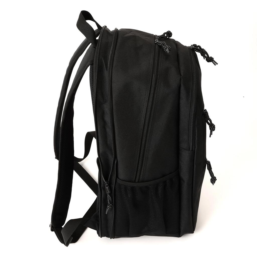 Backpack B4 size storage inch PC storage 31L Round type 1 compartment School bag School backpack Black x Sky x Gray H47 x W31 x D20cm [Adidas] 15.6