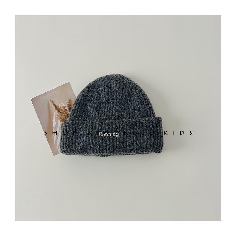 Kinderwollmütze im koreanischen Stil Herbst- und Winterstil Vielseitige Baby-Strickmütze mit Ohrenschutz Jungen- und Mädchenwollmütze Kältemütze