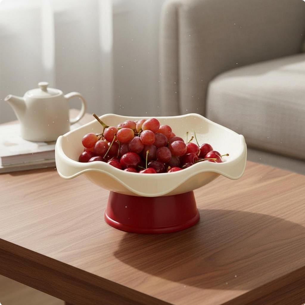 Pedestal Fruit Bowl Multi-Functional Footed Elegant Design High Foot