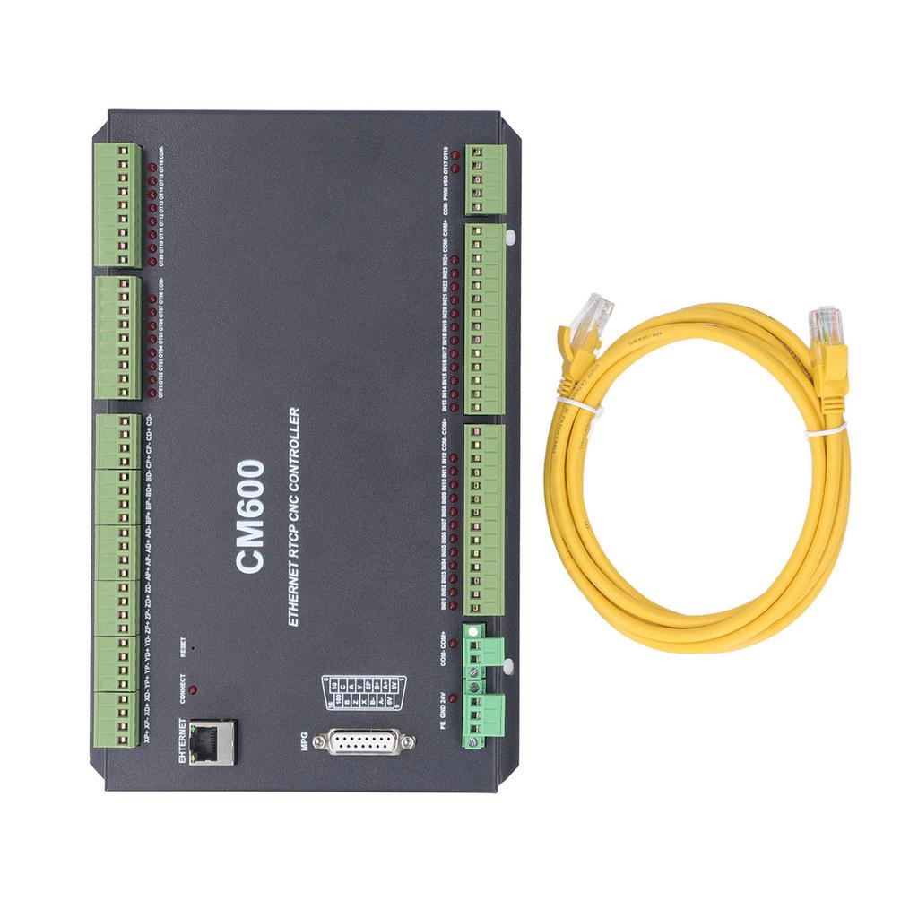 CNC Motion Controller 6 Axes Breakout Board Control Card 1Mhz 24V with Ethernet Communication