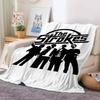 The S-Strokes Blanket Warm And Soft Suitable For Bedroom Living Room Sofa Bed Office Travel Camping
