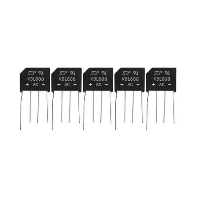 10PCS KBL608 KBL 608 6A 800V Bridge Rectifiers SEP Single Phase Bridge Diode Rectifier KBL-608 IC