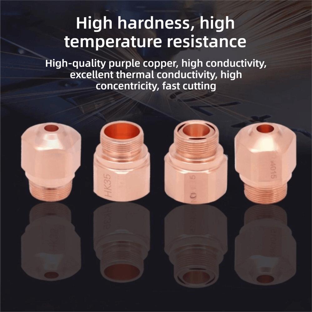 HK NK Laser Cutting Nozzles Single Double Layer Caliber 1.0-2.0mm Laser Nozzle D14 H17 M10 Fiber Cutting Head