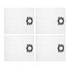 4 PCS Nass Trocken Staubsauger Filter Taschen Nicht Gewebt Stoff Reißen Widerstand Staubsauger Reiniger Filter Taschen für K