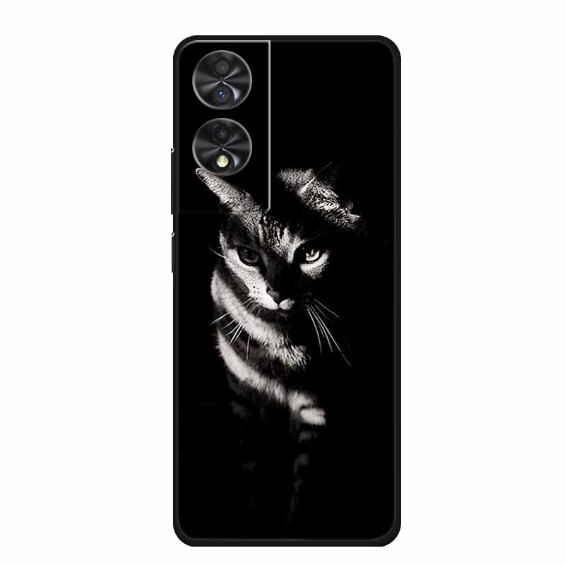Pouzdro na telefon pro TCL 40 NxtPaper Zadní kryt Pouzdro 6,78" Funda Černý silikon Měkké Coque Pro TCL 40 NxtPaper Pouzdro Skořepina Nárazuvzdorné