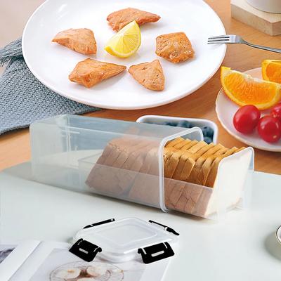 Bread Loaf Container Clear Airtight Bread Box With Lid Sandwich Bread Holder For Homemade Bread Tall Bread Saver For Kitchen