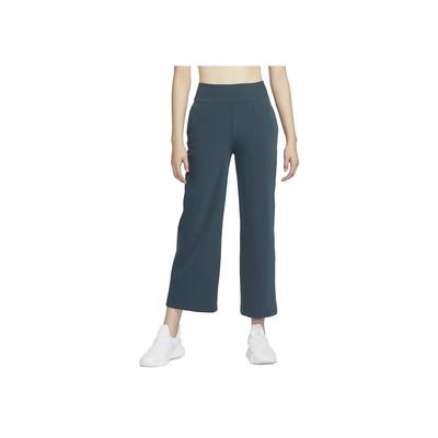 Dri-FIT Bliss Solid Color Loose-Fit Quick-Dry Training Pants Women Bottoms Deep-Jungle-Green FB5028-328