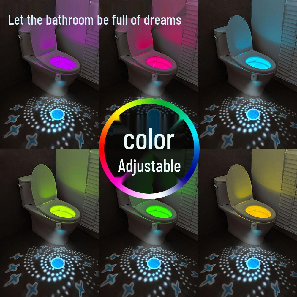 Smart RGB USB Toilet Night Light with Motion Sensor