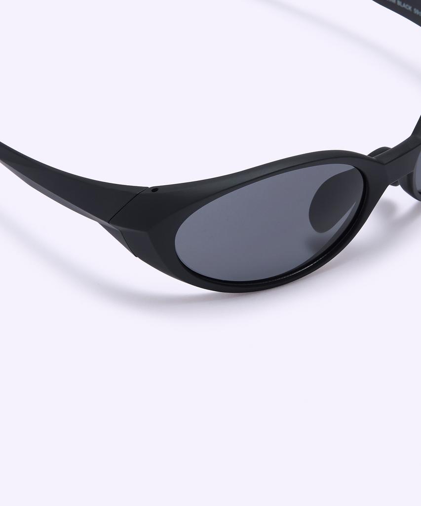 Alloaiweeo [Essential] Al3504 0909 Essential Flicker Sunglasses Black